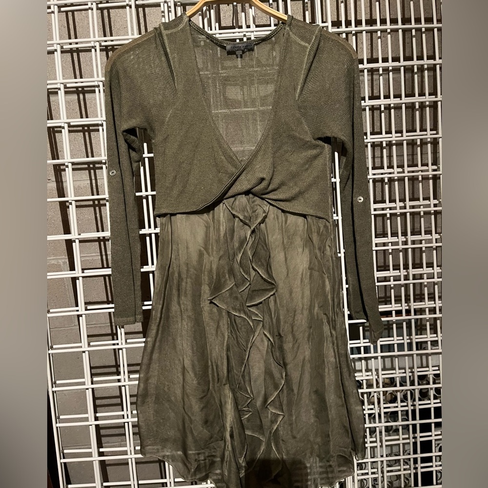 Moss green dress size medium